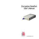 Encryption DataPort User`s Manual