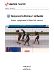 User`s Manual TemplateFullScreen software