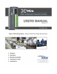 X-16s Users Manual