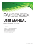 PakSense Ultra Contact Labels: User Manual