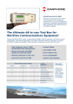 The Ultimate All-in-one Test Box for Maritime Communications