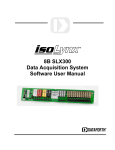 8B SLX300 Data Acquisition System Software User Manual