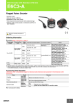 Omron E6C3-A Rotary Encoder Datasheet