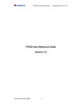 PT630 User Reference Guide Version 1.0