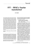 FFT — fRISCy fourier transforms?