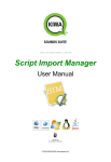 Script Import Manager
