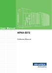 Advantech APAX-5072 User Manual