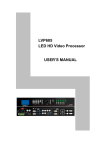 LVP605 User`s Manual - China LED Sourcing Co., Ltd
