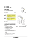 Data Sheet DB GB IB IL RS 232 (-PAC)