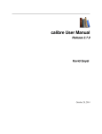 calibre User Manual Release 2.7.0 Kovid Goyal