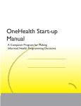 OneHealth Startup Manual