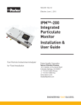 IPM™-200 Integrated Particulate Monitor Installation & User
