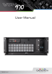 VSN970 wall controller user manual