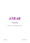 ATRAR User Manual  - ATRAR