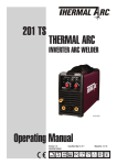 201 TS Operating Manual THERMAL ARC