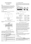 IVC1-2PT RTD Module User Manual 1 Port Description 2 Indices
