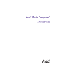 Avid Media Composer Advanced Guide