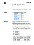 Release Note 22-COMM-D DeviceNet Adapter Firmware v1.010