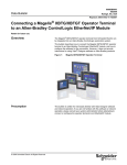 Connecting a Magelis XBTG/XBTGT Operator Terminal to an Allen