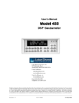 Lake Shore Model 455 DSP Gaussmeter Manual