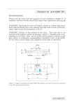 Datasheet for #sbcw2887 DN Recommendations: Please read the