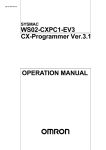 SYSMAC WS02-CXPC1-EV3 CX-Programmer Ver.3.1