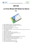 USR-C322 - Low Power Minisize WiFi Module User Manual V2.2