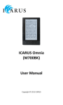 ICARUS Omnia (M700BK) User Manual