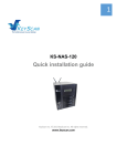 KS-NAS-120 Quick Installation Guide