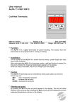 User manual ALFA 11 +50/+150  C