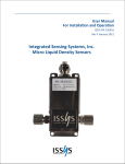 Micro Density Sensor IOM - Integrated Sensing Systems