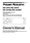 Owner`s Manual - Power Acoustik