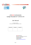 LITEMAX DLF/DLH3245 Sunlight Readable 32” LED B/L LCD User