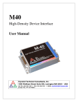 High-Density Device Interface User Manual