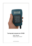 Tachograph programmer CD400