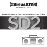 Portable Speaker Dock Installation & User Guide