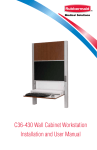 C36-430 Wall Cabinet Workstation Installation and User Manual
