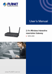 User`s Manual of Wireless Presentation Gateway