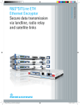 R&S®SITLine ETH Ethernet Encryptor