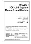 CC-Link System Master/Local Module User`s Manual (Hardware)