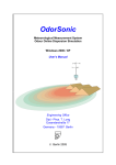 OdorSonic bruger manual i udkast til kommentering - ip