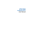 ZTE F930 3G Mobile Phone