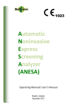Automatic Noninvasive Express Screening Analyzer (ANESA)