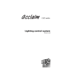 Acclaim 100 User Manual