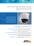 AXIS 233D Network Dome Camera