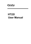 HT22I User Manual