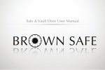 Safe & Vault Door User Manual - Safes