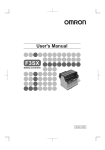 F3SX Safety Controller User`s Manual - Products