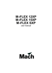 M•FLEX 12XP M•FLEX 15XP M•FLEX SXP