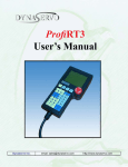 ProfiRT3 User`s Manual